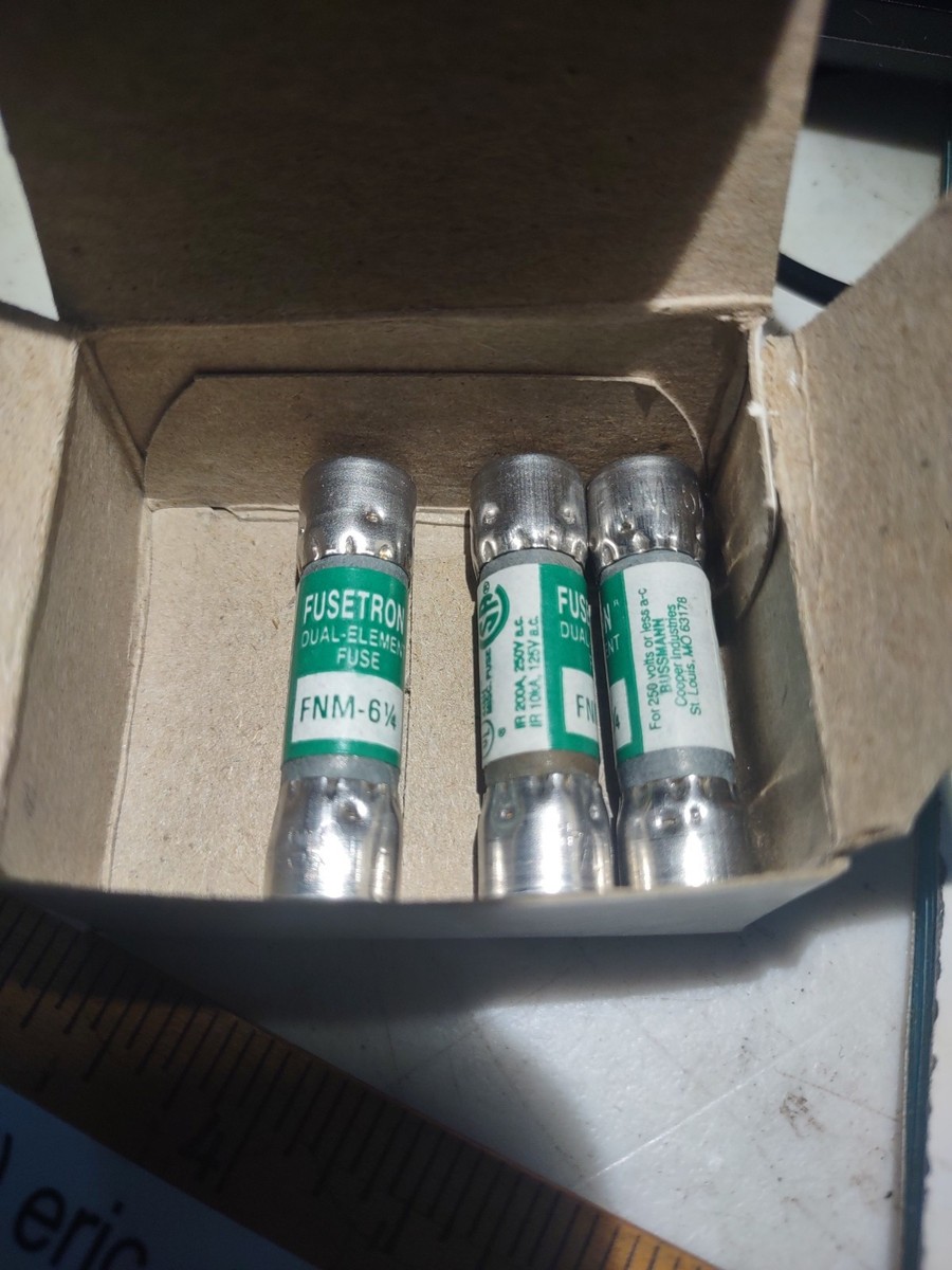 25a Fuse Bussmann Fnm-25 25A 250Vac Fuse - Fen Industrial 25 Amp Fuse - Foto 7