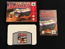 Top Gear Rally (Nintendo 64, 1997) Box Manual Complete CIB N64