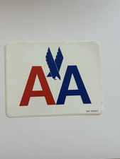 Vintage 1968-2013 American Airlines AA Vinyl Sticker 4.5" x 3.5" DET-1503C3 New