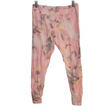 Xersion Pink Cotton Pants, L 14.5-16.5 plus 