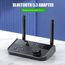 Long Range Bluetooth 5.3 Transmitter Receiver For TV Home Stereo Audio Adapter