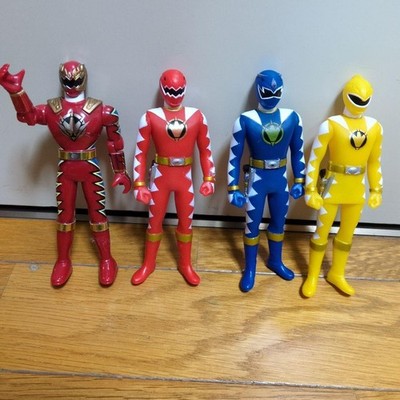 Bakuryu Sentai Abaranger weiche Vinyl-Figuren Lot authentisches Sammlerstück ...