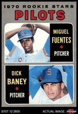 1970 Topps #88 Dick Baney / Miguel Fuentes Pilots RCs RC 7.5 - NM+