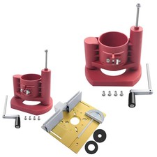 Router Elevador Carpintería Router Mesa Inserto Placa Elevador Base Grabado Hágalo Usted Mismo Herramientas