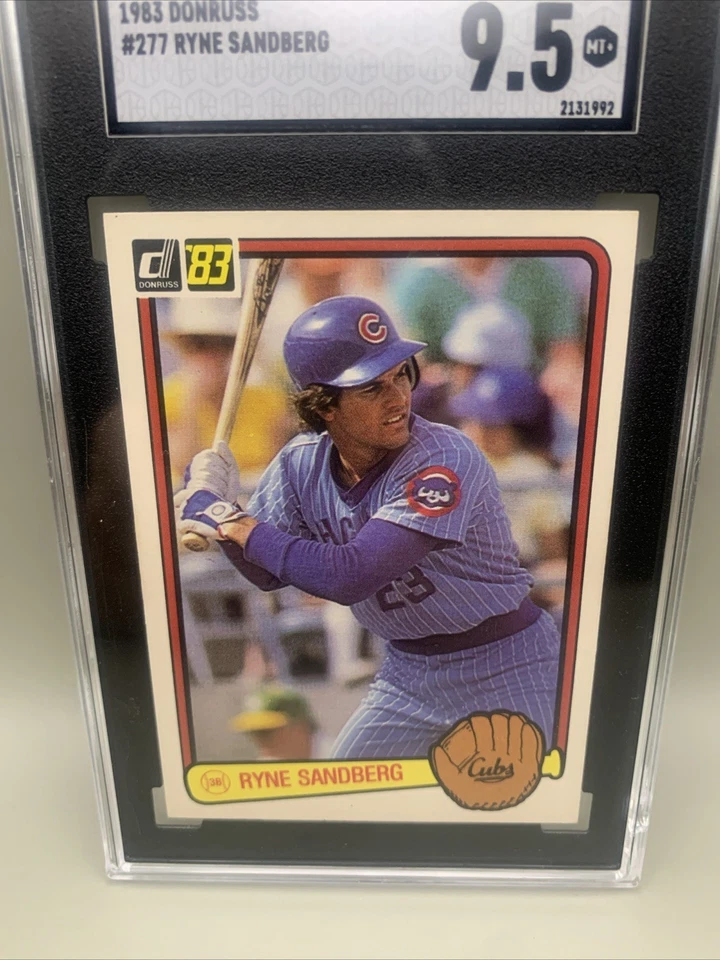 Donruss 1983 - Ryne Sandberg #277 Cubs novato MT+ ¡Centrado muerto calificado 9,5!! Foto 3 de 4