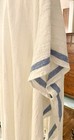 White And Blue Stripe Ladies Ruana Wrap / Swim Coverup - Nice! — photo 5