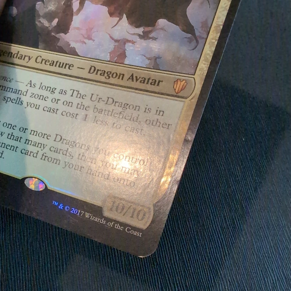 The Ur-Dragon Commander 2017 Foil Oversized Card MP Moderately Played MTG - Image 3 of 3