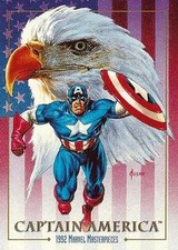 1992 Marvel Masterpieces #16 Captain America