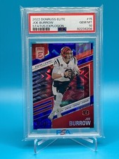 Joe Burrow 2022 Donruss Elite PSA 10 Status Explosion # /499 Bengals #15