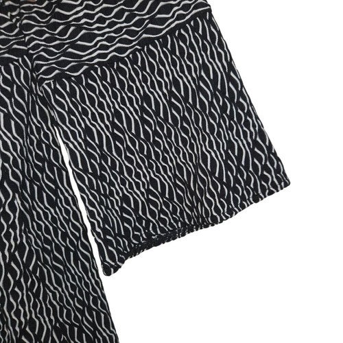 Habitat Womens Tunic Dress Size Large Black Artsy Geometric Bell Sleeves Witchy - Picture 6 of 10
