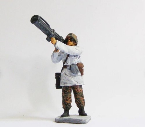 Figura de acción miniaturas soldado alemán Segunda Guerra Mundial 54 mm soldados de hojalata 1\32. Pintado - Imagen 3 de 9