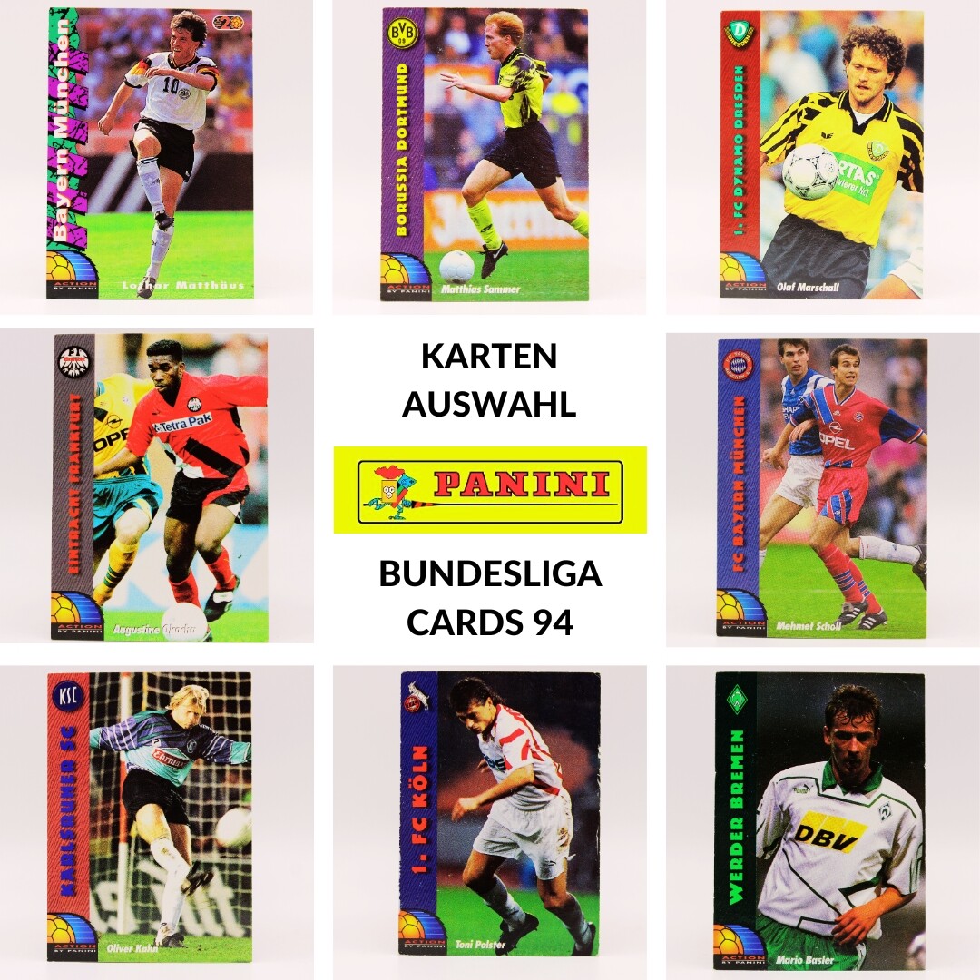 12 images Panini Bundesliga 94-95 junior stickers VFB