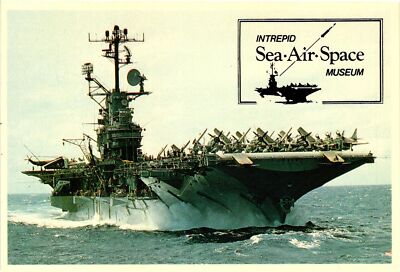 Vintage Postcard 4x6- U.S.S. Intrepid