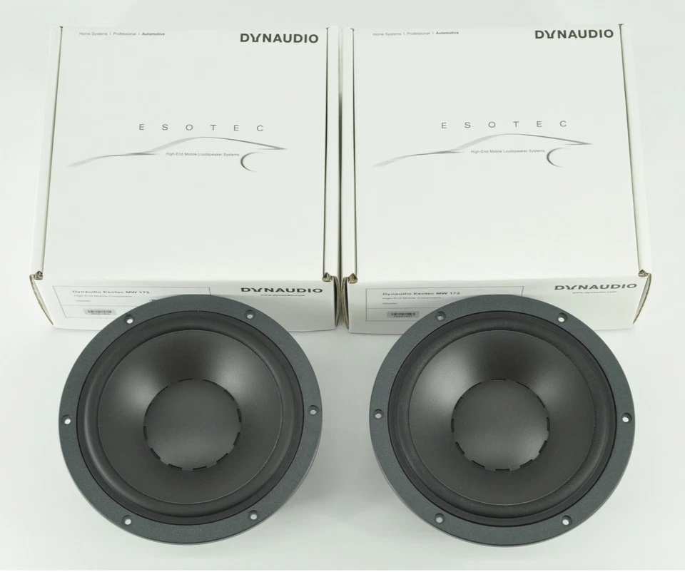 DYNAUDIO ESOTEC MW 172 A PAIR OF UNIQUE QUALITY WOOFERS 8" / 20cm , BRAND NEW - Image 2 of 4