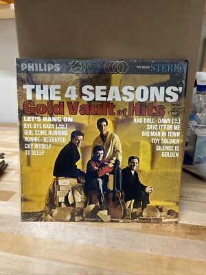 THE 4 SEASONS GOLD VAULT OF HITS 12''  33 RPM LP PHILIPS  RECORD PHS600-196  1965