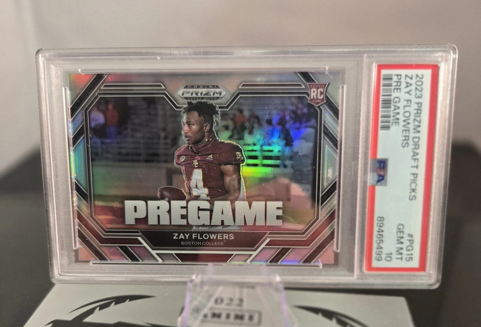 Zay Flowers Panini Prizm Draft Picks Pre Game #PG15 Base