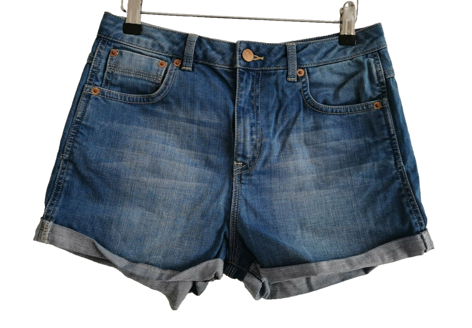 Moto denim summer shorts size W 28" excellent condition eBay