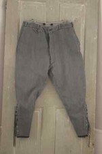 French work wear pants workwear trousers gray riding breeches old vintage 1920 
