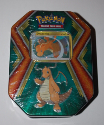 Dragonite Tin-Pokemon Trading Card Game-3 Packs-Brand New | eBay