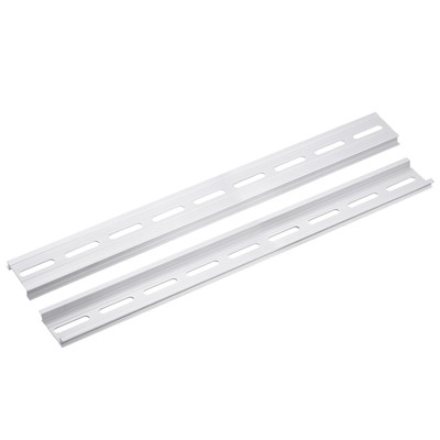3pcs DIN Rail Slotted Aluminum 12 Inch Long 35mm Wide 7.5mm Terminal Block