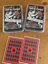 2 SETS - Anarcho Punk Trump Cards, 36 Colour and BW Cards - Crass, Poisons, Flux