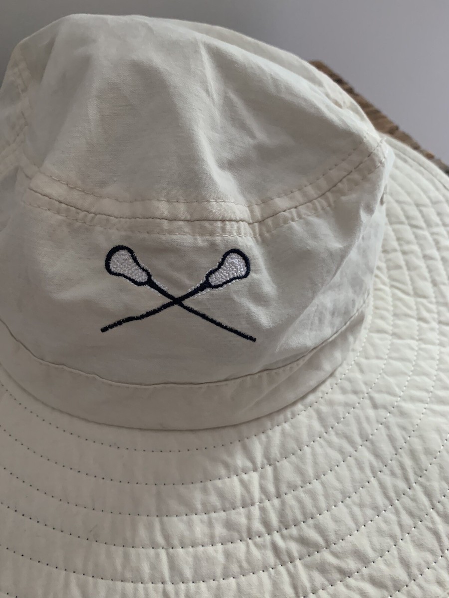 Lacrosse Adams Sunblock Sun Hat 50+ UPF Bucket S/M Cool Crown Mesh