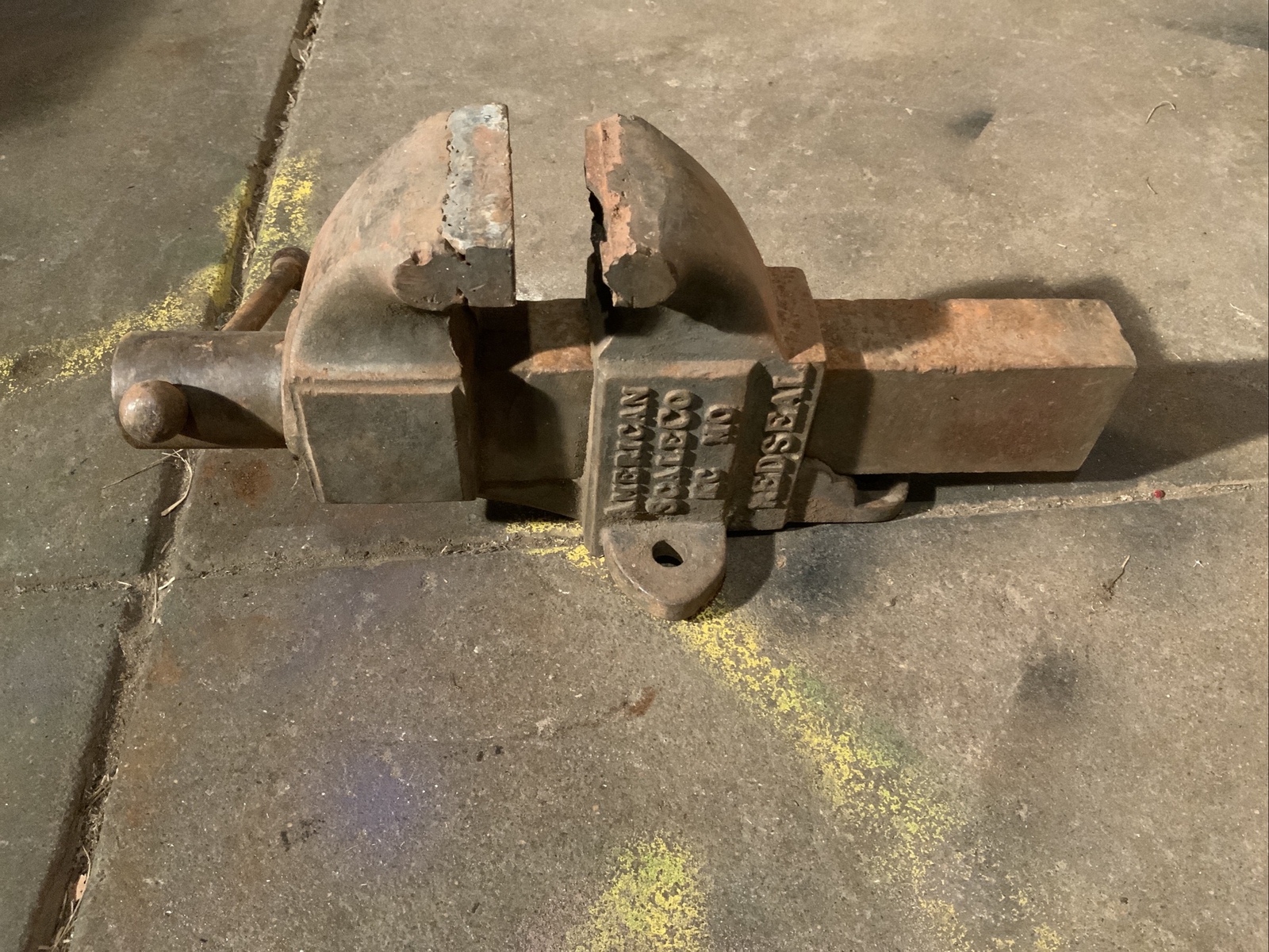 VINTAGE American Scale Co. K.C.Mo 3” JAWS BENCH VISE MADE IN USA eBay