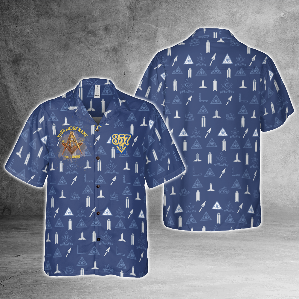 Personalized Freemason Hawaii Shirt 3D All Over Print Hawaiian