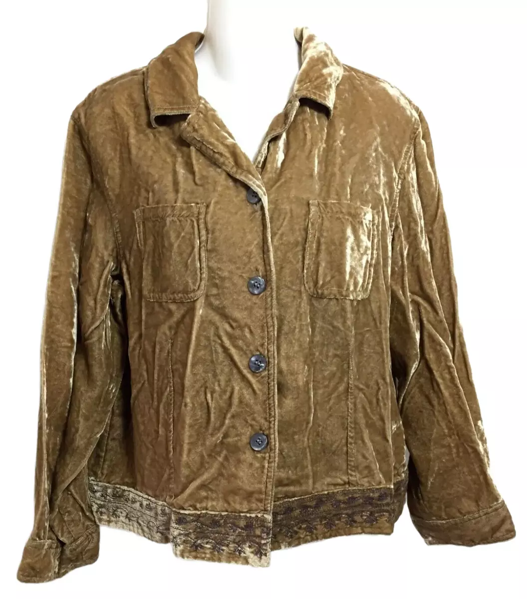 J jill velvet jacket sale