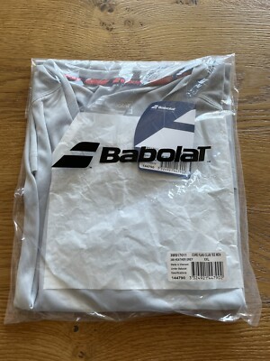 Babolat Core Flag Club Tee Men - Tennisshirt - Gr. XXL, Grau, Neu