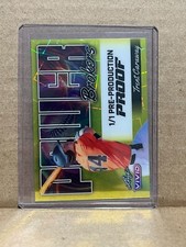 Trent Caraway 2024 Leaf Vivid Baseball 1/1 Pre Production Proof