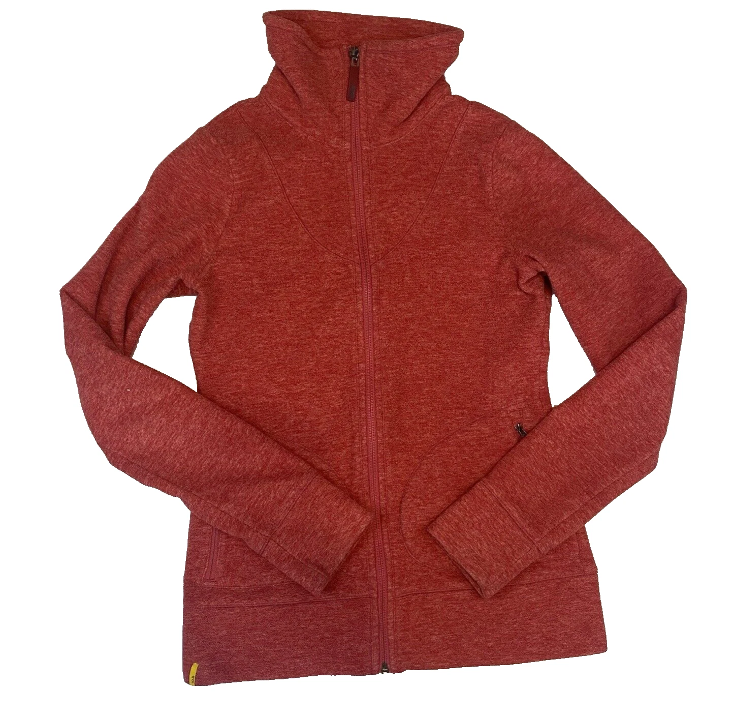 lole fleece fitted full zip long sleeve pockets jacket