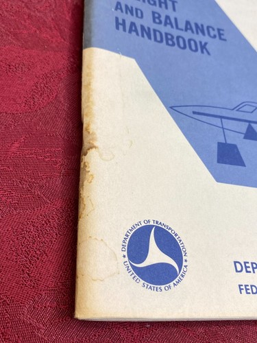 Manuale pesi e bilanciamento piloti vintage edizione 1969 - Foto 10 di 11