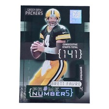 2001 Donruss Elite Prime Numbers Die Cuts #PN-10B Brett Favre SP #'d /40