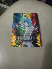 2024 Panini Prizm - Brayden Taylor - Prizmatic Insert - Orange Pulsar Prizm /399