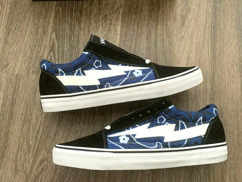revenge x storm vans blue bandana