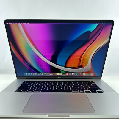 MacBook Pro 16 Inch 512GB SSD 16GB Apple A2141 6-Core i7 OS MacBook Pro 16 Inch 512GB SSD 16GB Apple A2141 6-Core i7 OS