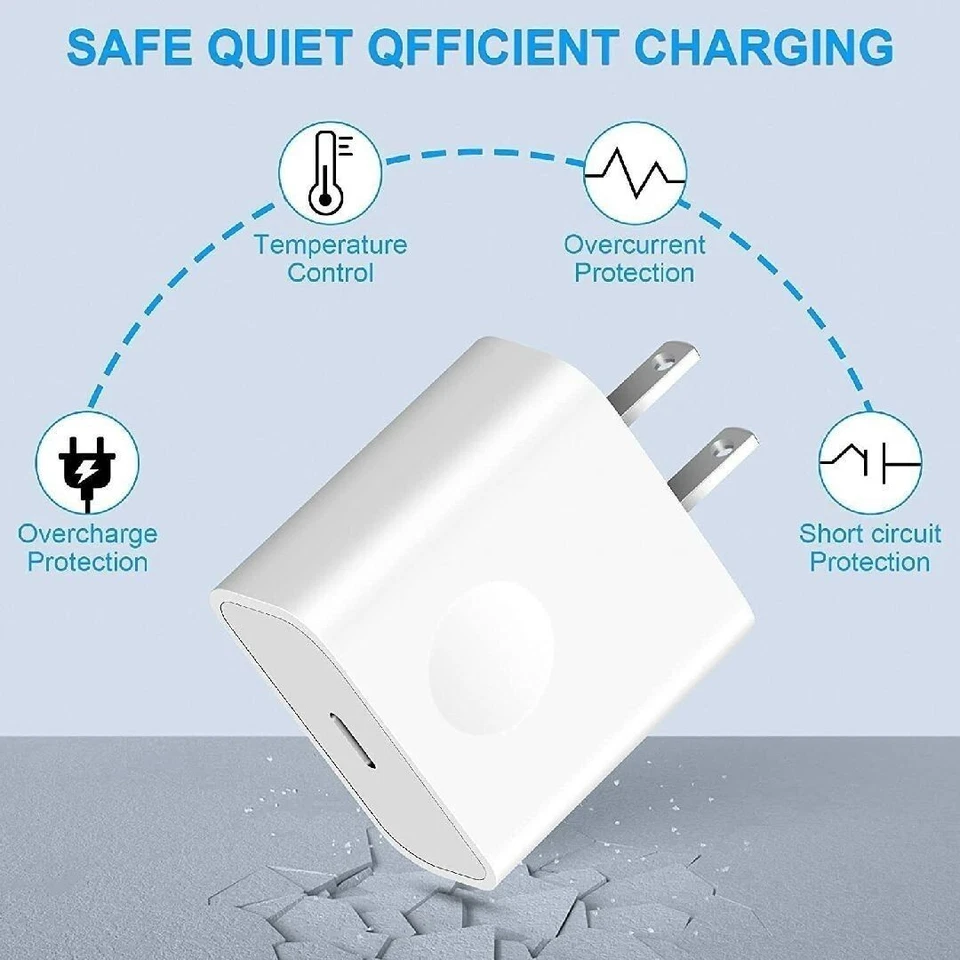 Original USB-C to USB-C 20W Charger Cube, for iphone, android - Image 4 of 4