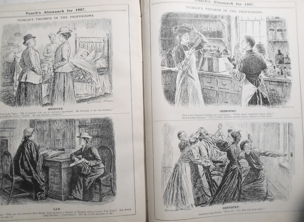 Punch Magazine, July-Dec 1907. Bound volume. With 1907 Almanac. | eBay