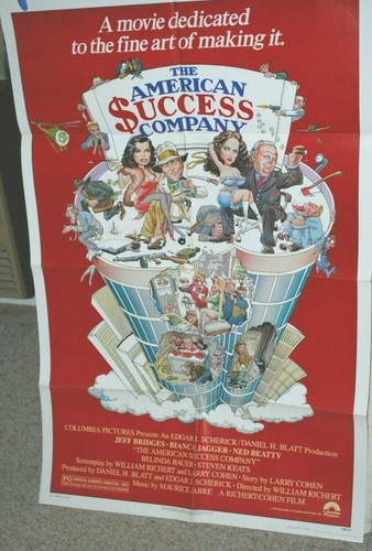 American Success Co. Jeff Bridges 1979 movie theater poster 27x41 NOT REPRINT