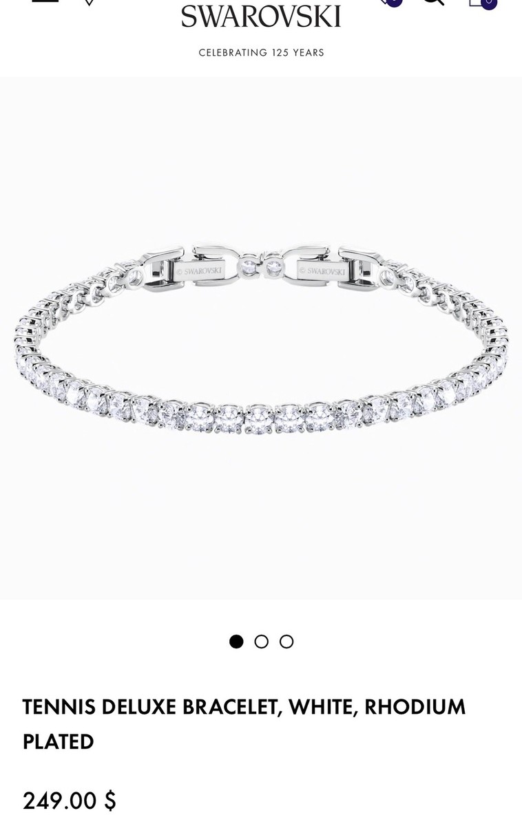 スワロフスキー Swarovski Tennis Deluxe Bracelet Amazon.com: Swarovski Tennis Deluxe Collection Women's