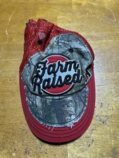 International Harvester Hat IH Farm Raised Camo Red Mesh Back Toddler Cap Hat
