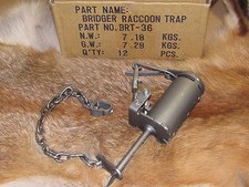 1- BRIDGER T-3 DP DOGPROOF RACCOON TRAPS NEW SALE trapping