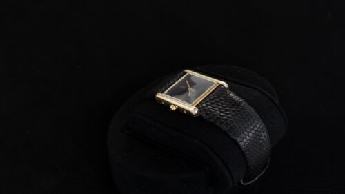 Must de Cartier Tank Vermeil .925 Silver Quartz Swiss Tank Watch REF#681006 - Picture 5 of 14