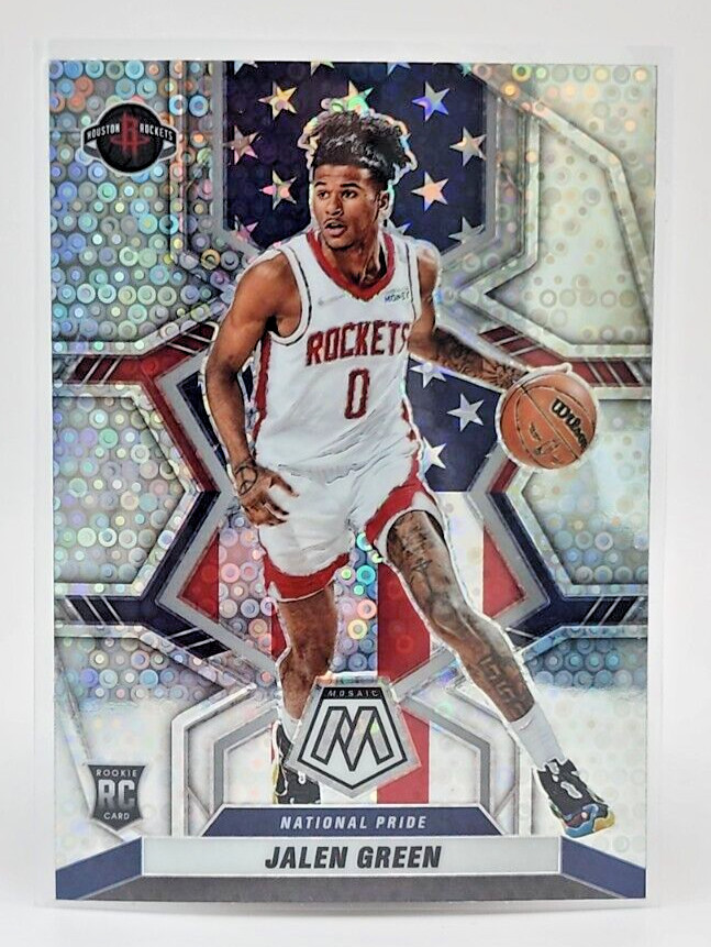 Jalen Green 2021-22 Panini Mosaic National Pride Silver Fast Break Prizm RC #259