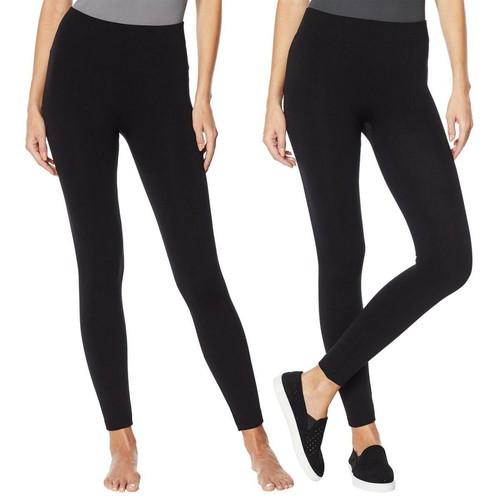 Fleece-Lined Leggings Black 
