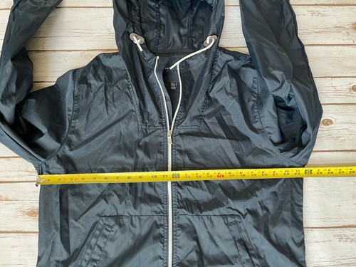 NAUTICA FULL ZIP HOODED WINDREAKER JACKET NAVY BLUE MENS LARGE $128 NEW WITH TAG - Picture 5 of 6