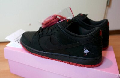 Nike SB Dunk Low Black Pigeon Red Lobster 2017 US 7.5 9 NEW Deadstock DS 40 42