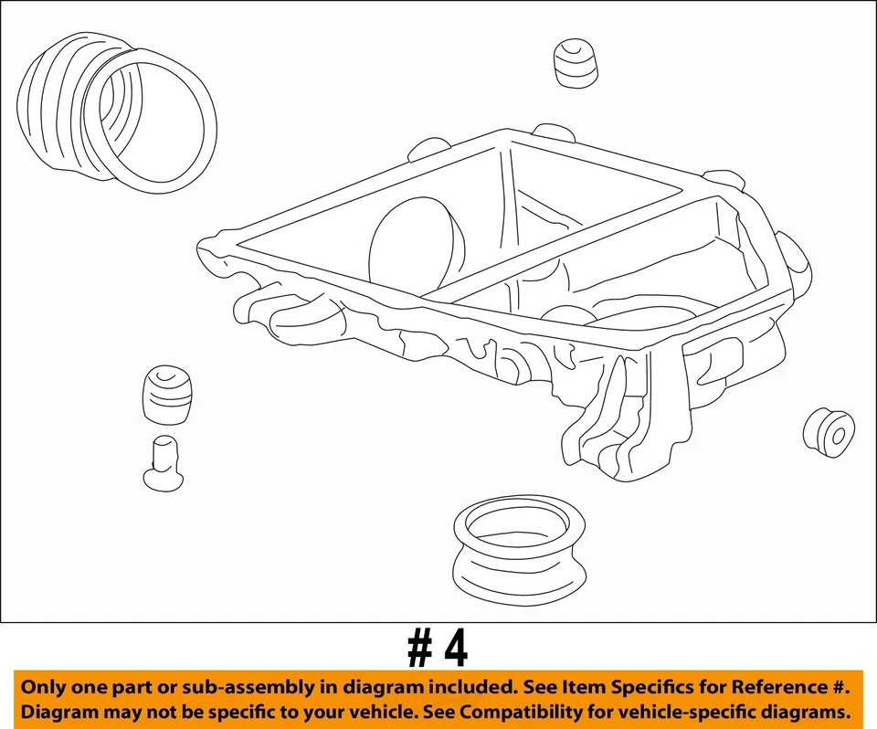 Conjunto de filtro de aire usado se adapta a: Honda Civic 2004 CPE grado A Foto 4 de 4