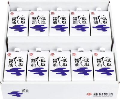 Kamata Soy Sauce Low Salt Dashi Soy Sauce 200ml x 10